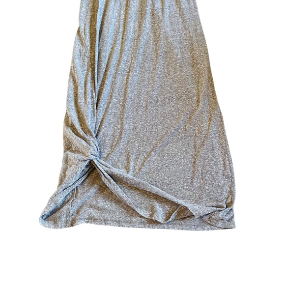 Z Supply Reverie Knot Triblend Midi Dress Heather Grey Size XS - Picture 7 of 9